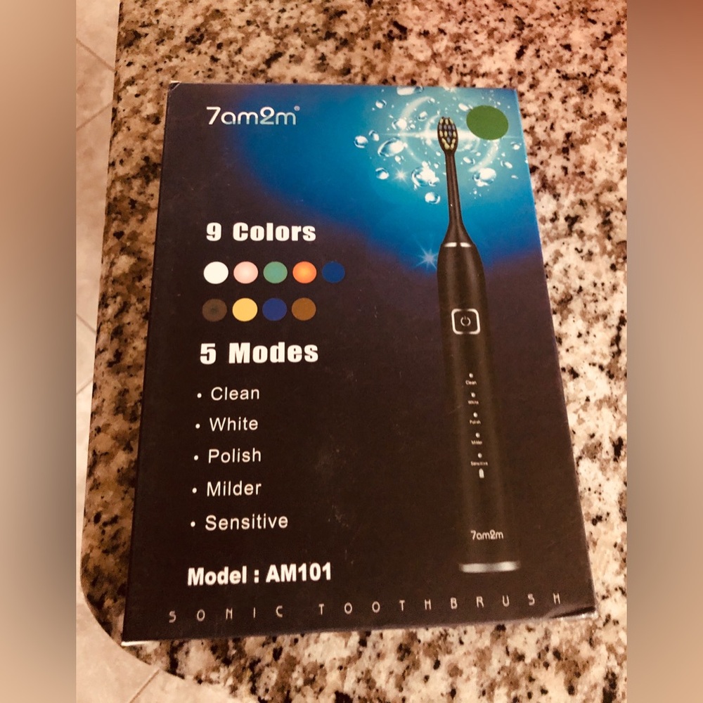 7am2m Sonic Toothbrush - Black